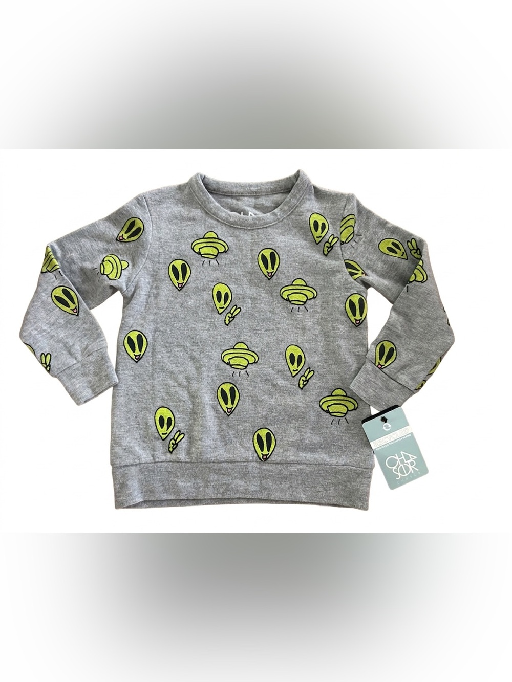 Chaser Alien Sweatshirt Kids size 6 NWT